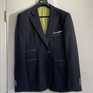 Men’s Fer brand cool navy blazer with cool detailing